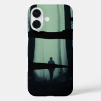 Soldat solitaire dans Woods iPhone 16 Coque