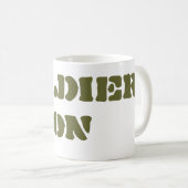 Soldat sur la tasse (Devant droit)