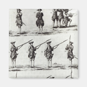 Soldaten met bajonetten magneet