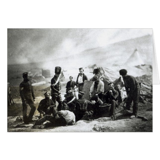Soldaten op de Krim, c.1855 (Voorkant Horizontaal)