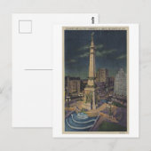 Soldaten & Sailors Monument, Indianapolis Briefkaart (Voorkant / Achterkant)