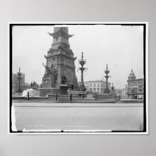 Soldaten Sailors Monument, Indianapolis,  Poster