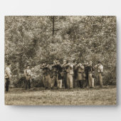 Soldaten voor de burgeroorlog fotoplaat (Voorkant)