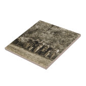 Soldaten voor de burgeroorlog tegeltje (Zijkant)