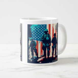 Soldats américains Jumbo Mug
