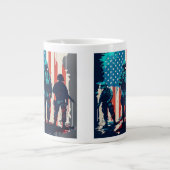 Soldats américains Jumbo Mug (Devant)