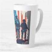 Soldats américains Latte Mug (Angle droit)