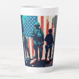 Soldats américains Latte Mug