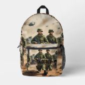 Soldats australiens des pieds, sac à dos (Recto)