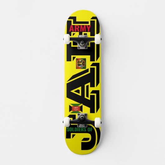 SOLDATS DE L'ARMÉE DE JAH Skateboard (Recto)
