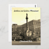 Soldats et Marins Cleveland OH Carte postale (Devant / Derrière)