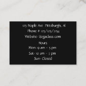 Solde Zen Yoga Cartes de visite (Dos)