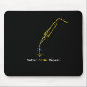 Solder Code Repeat Embedded Engineering Muismat (Voorkant)