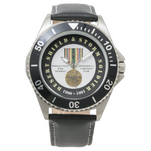 SOLDIER 1 CAMPAIGN STAR Desert Storm Soldaat Horloge