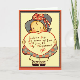 Soldier Boy so Brave Valentijn Card Feestdagen Kaart