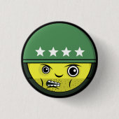 Soldier Face Ronde Button 3,2 Cm (Voorkant)