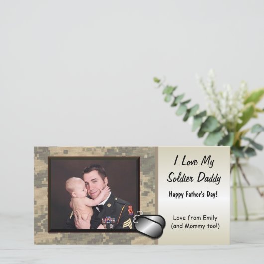 Soldier Fathers Day (Staand voorkant)