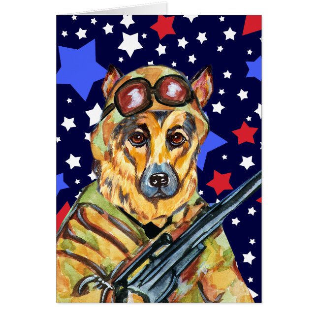 SOLDIER GERMAN SHEPHERD (Voorkant)