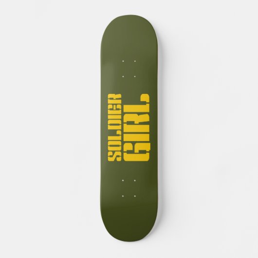 SOLDIER GIRL SKATEBOARD (Voorkant)
