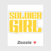 SOLDIER GIRL STICKER (Vel)