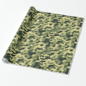Soldier Joe GI Camouflage Party Cadeaupapier (Uitgerold)