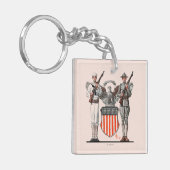 Soldier, Sailor en US Shield Sleutelhanger (Voorkant Links)