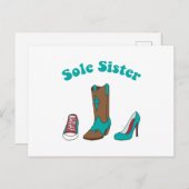 Sole Sister Briefkaart (Voorkant / Achterkant)