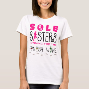 Sole Sisters Finish Wine - Champion SS T-shirt