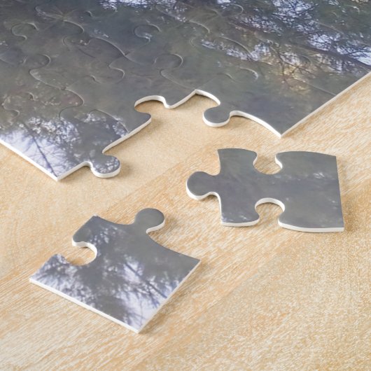 Soleil À Travers Le Puzzle Arbre (Côté)