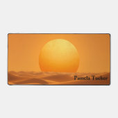 Soleil Abstrait Ambre Moderne Minimaliste (Recto)
