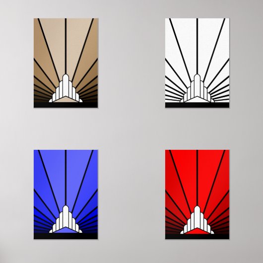 Soleil Art déco (Recto)