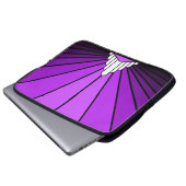 Soleil Art déco dans sac électronique violet (Devant bas)