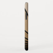 Soleil Art déco en bronzage iPhone / coque ipad (Dos/Droite)