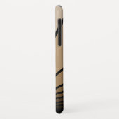 Soleil Art déco en bronzage iPhone / coque ipad (Dos/Gauche)