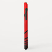 Soleil Art déco en iPhone rouge / coque ipad (Dos/Gauche)