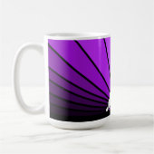 Soleil Art déco en Mug violet (Gauche)