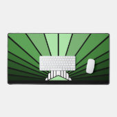 Soleil Art déco en vert (Clavier et souris)