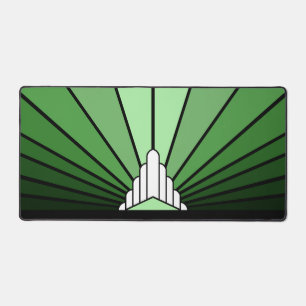 Soleil Art déco en vert