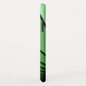 Soleil Art déco en vert iPhone / coque ipad (Dos/Droite)