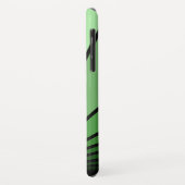 Soleil Art déco en vert iPhone / coque ipad (Dos/Gauche)
