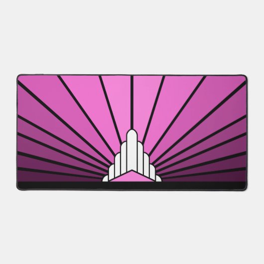 Soleil Art déco rose (Recto)