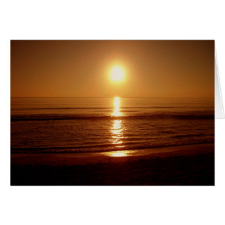 Soleil au-dessus de l'océan