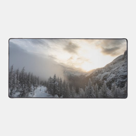 Soleil brillant dans un paysage hivernal époustouf (Recto)