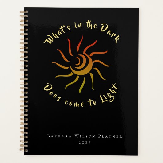 Soleil Brillant Foncé À Lumière Dit Personnaliser (Devant)