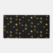 Soleil céleste d'or noir et oeil zodiaque de la lu (Recto)