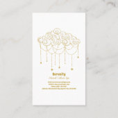 Soleil céleste et Carte de visite lune holistique (Dos)