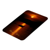 Soleil couchant Montreux Suisse Flexi Magnet (Côté Gauche)