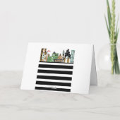 SOLEIL DANS LA CARTE DE SALUT DE VILLE (Dos)