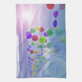 Soleil dans leurs cours Serviette de cuisine (Vertical)
