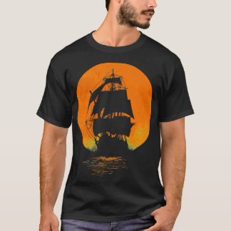 Soleil de bateau pirate Classique TShirt